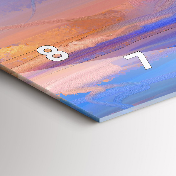 Reloj horizontal Paisaje marino