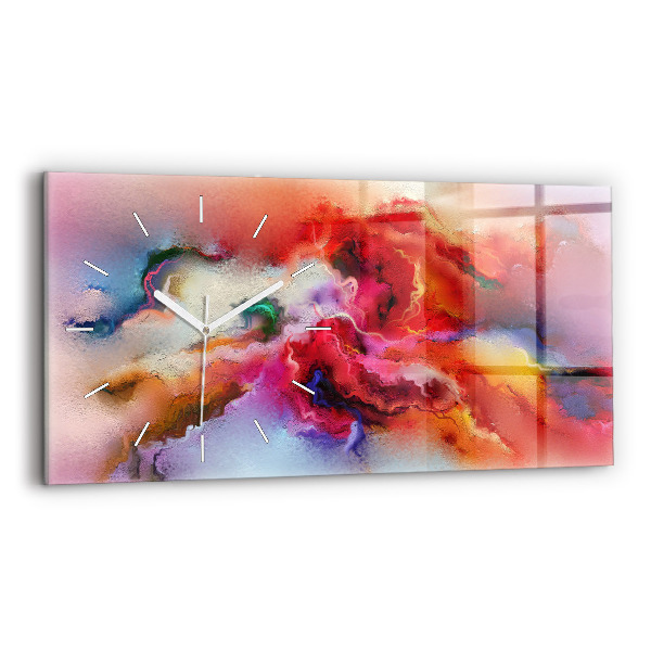 Reloj horizontal Pintura derramada