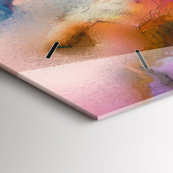 Reloj horizontal Pintura derramada