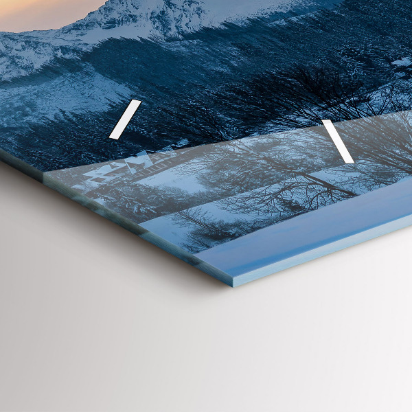 Reloj horizontal Paisaje de montaña