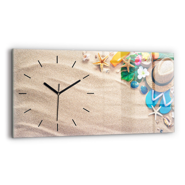 Reloj de cristal horizontal Accesorios de vacaciones