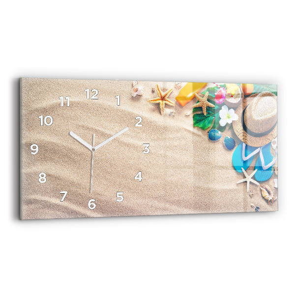 Reloj de cristal horizontal Accesorios de vacaciones