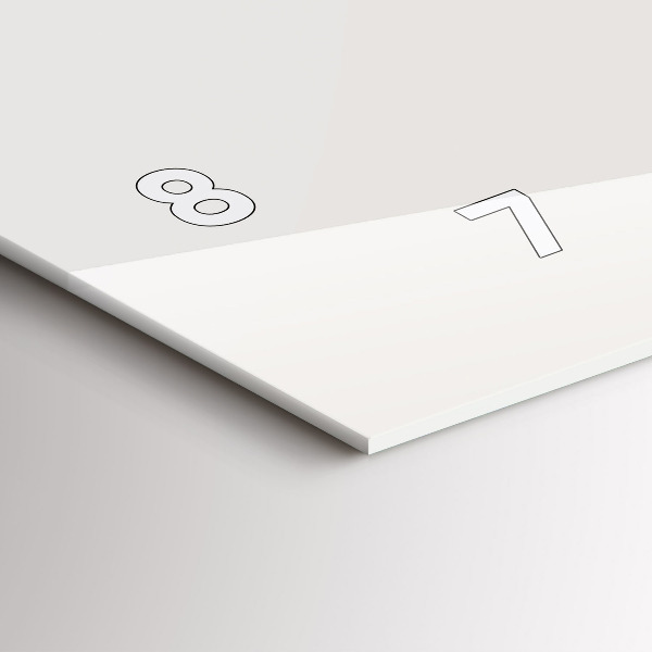 Reloj horizontal Retrato pintado de un tigre