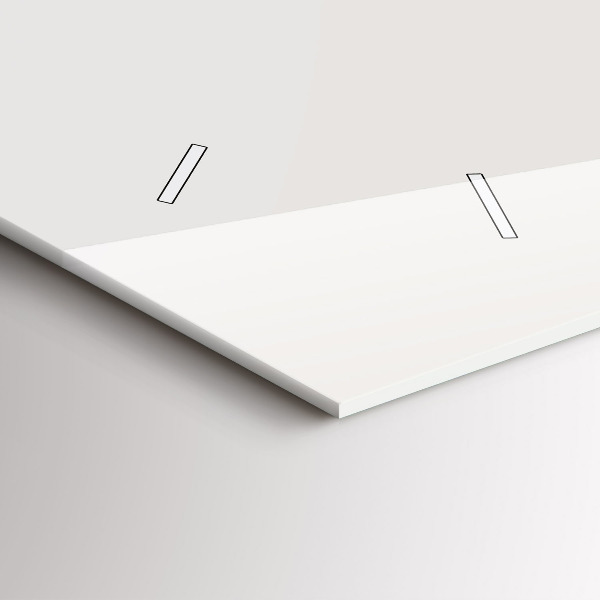 Reloj horizontal Retrato pintado de un tigre