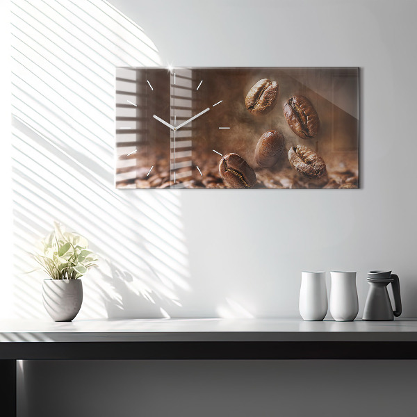 Reloj horizontal Granos de café