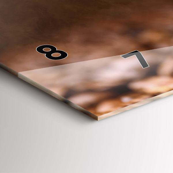 Reloj horizontal Granos de café