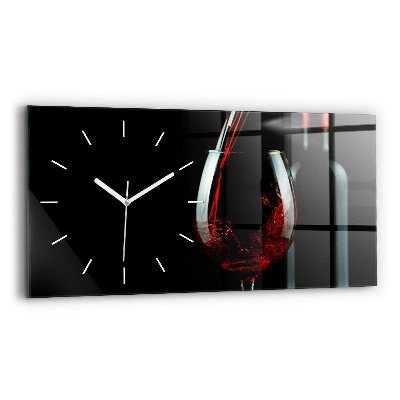 Reloj horizontal Botella de vino