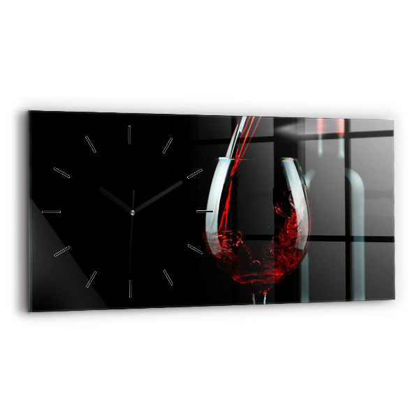 Reloj horizontal Botella de vino