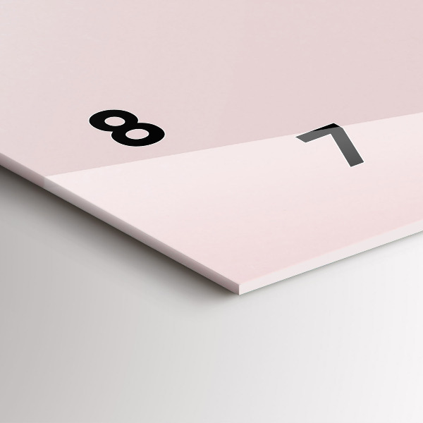 Reloj de cristal horizontal Ramo de flores