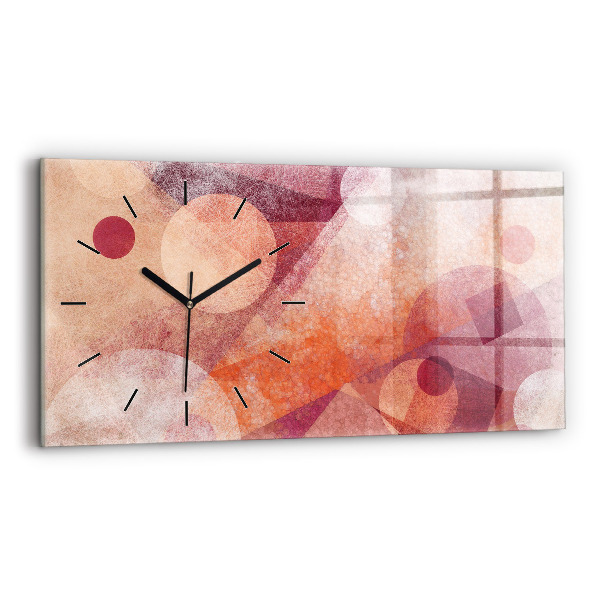 Reloj horizontal Abstracción geométrica