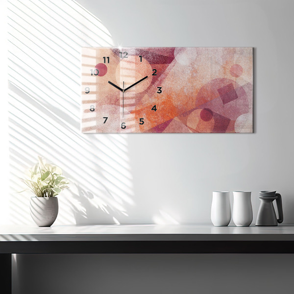 Reloj horizontal Abstracción geométrica