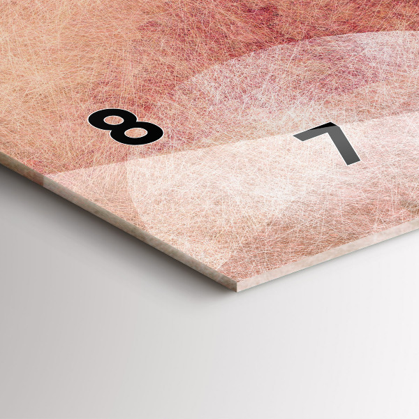 Reloj horizontal Abstracción geométrica