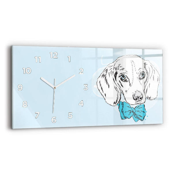Reloj horizontal Perro cachorro