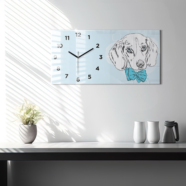 Reloj horizontal Perro cachorro