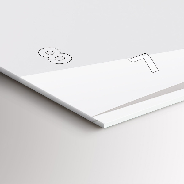 Reloj horizontal Hojas abstractas