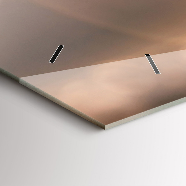 Reloj de cristal horizontal Coche de vacaciones