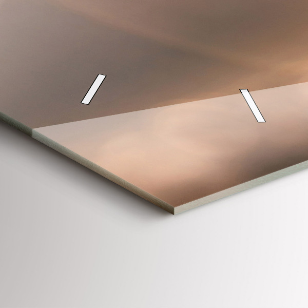 Reloj de cristal horizontal Coche de vacaciones