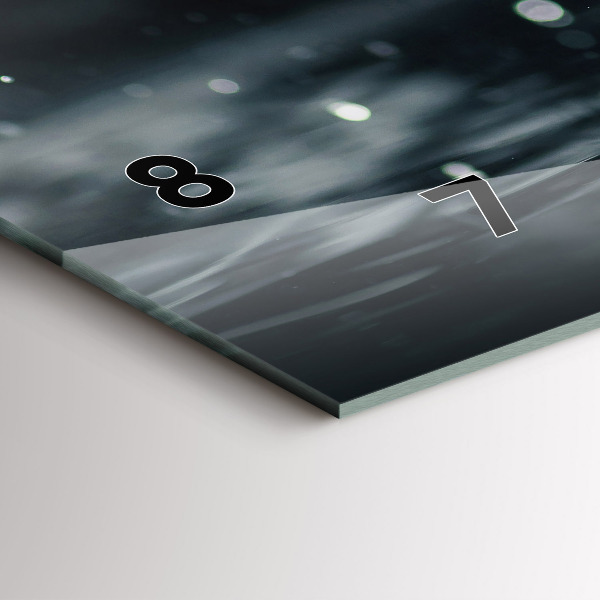 Reloj de cristal horizontal Tomate