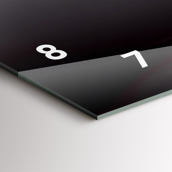 Reloj de cristal horizontal Copa de vino