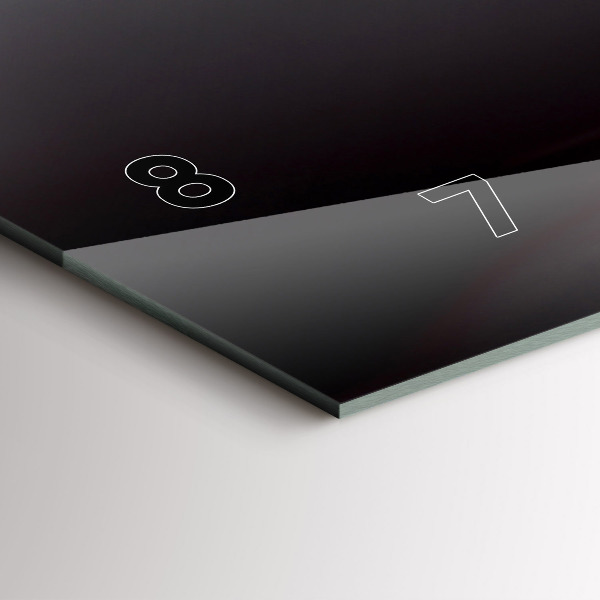 Reloj de cristal horizontal Copa de vino