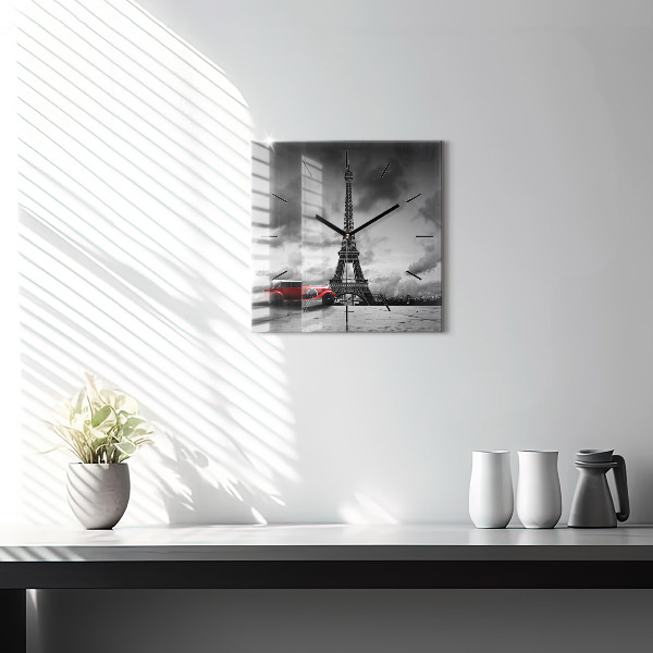 Reloj cuadrado Torre Effel París
