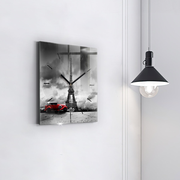 Reloj cuadrado Torre Effel París