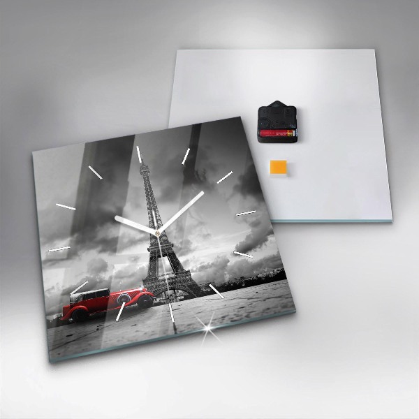 Reloj cuadrado Torre Effel París