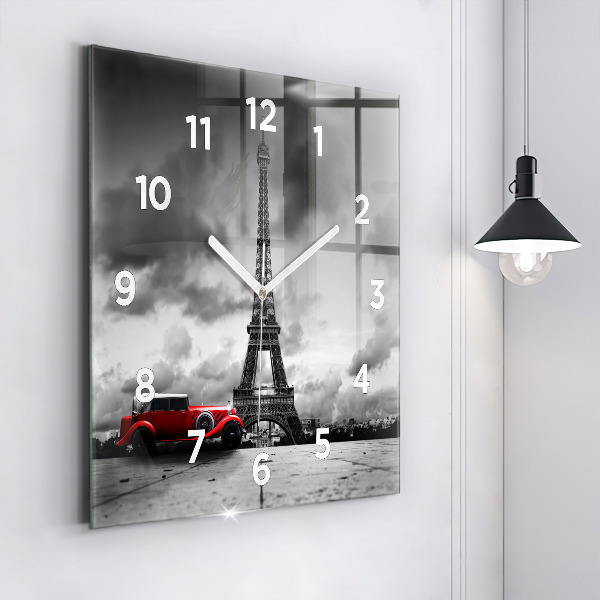 Reloj cuadrado Torre Effel París