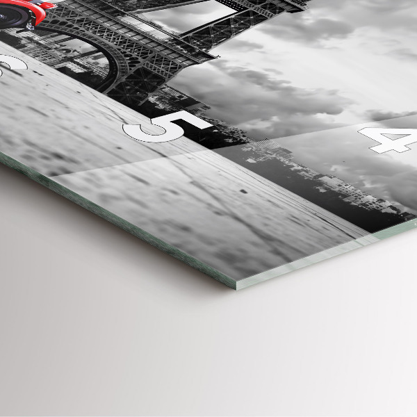 Reloj cuadrado Torre Effel París