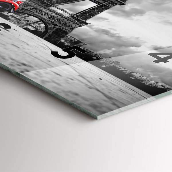 Reloj cuadrado Torre Effel París