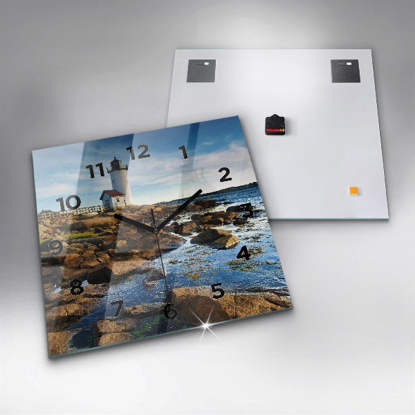 Reloj cuadrado Faro de Annisquam