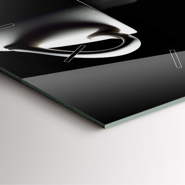 Reloj de pared cuadrado Taza de café