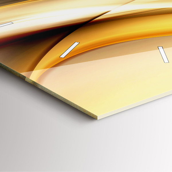 Reloj de pared cuadrado Olas abstractas