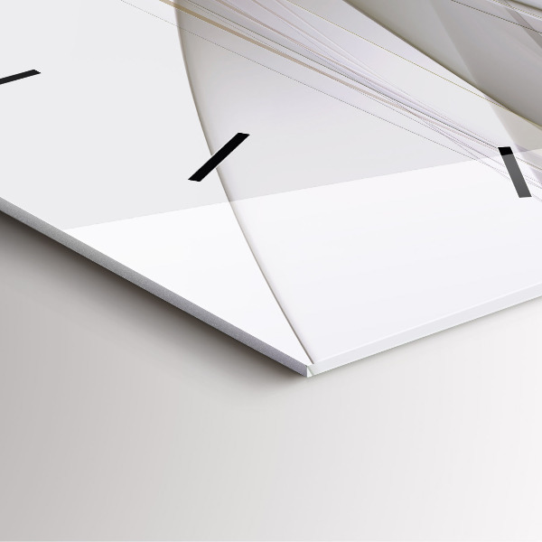 Reloj cuadrado Abstracción luminosa