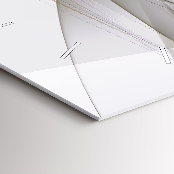 Reloj cuadrado Abstracción luminosa