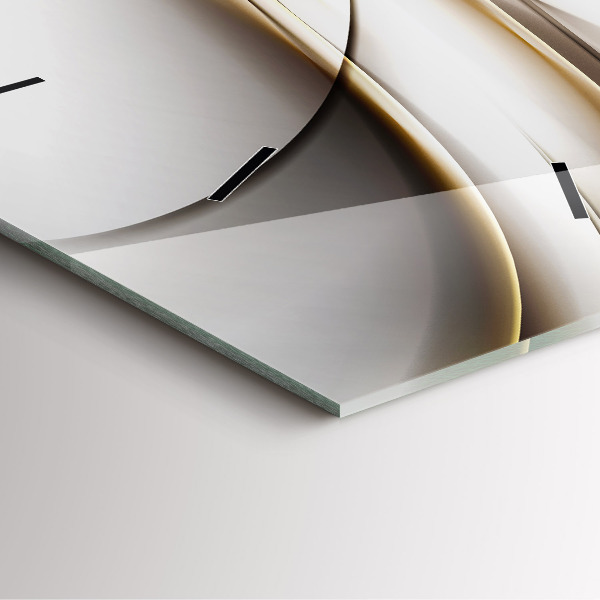 Reloj de pared cuadrado Líneas abstractas