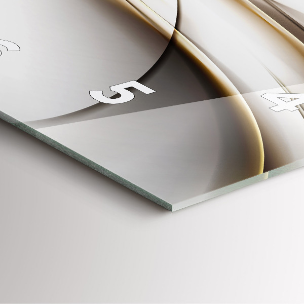 Reloj de pared cuadrado Líneas abstractas