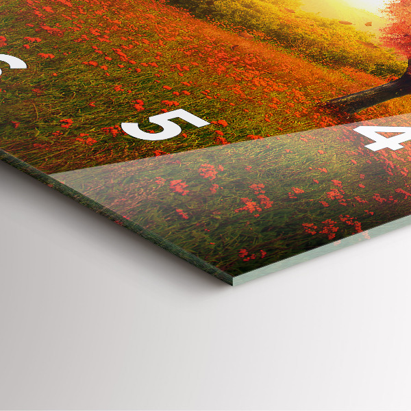 Reloj cuadrado Árbol corazón de amor