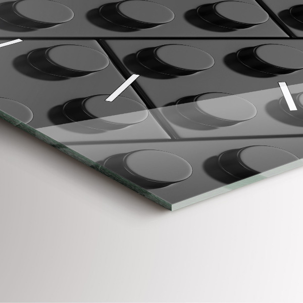 Reloj de pared cuadrado Bloques de juguete