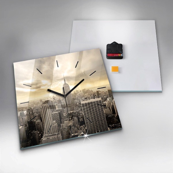 Reloj cuadrado Torres en Nueva York