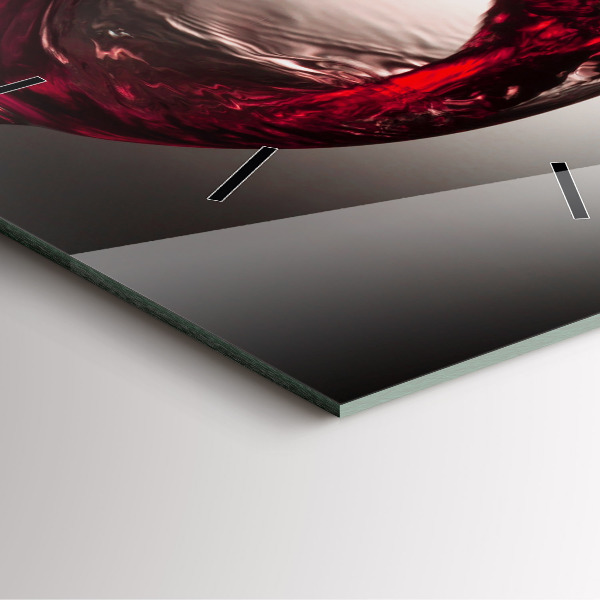 Reloj cuadrado Copa de vino