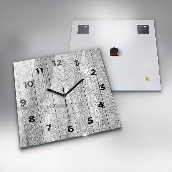 Reloj cuadrado Paneles de madera