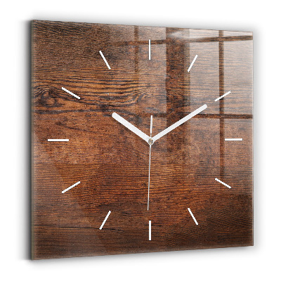 Reloj de pared cuadrado Madera vieja