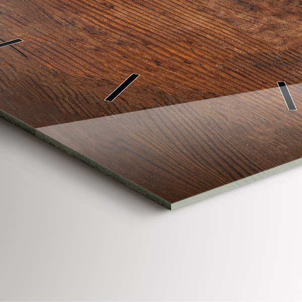 Reloj de pared cuadrado Madera vieja