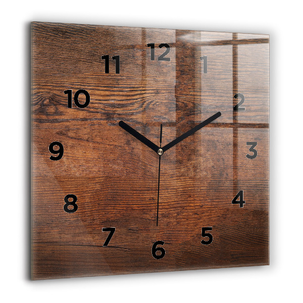 Reloj de pared cuadrado Madera vieja