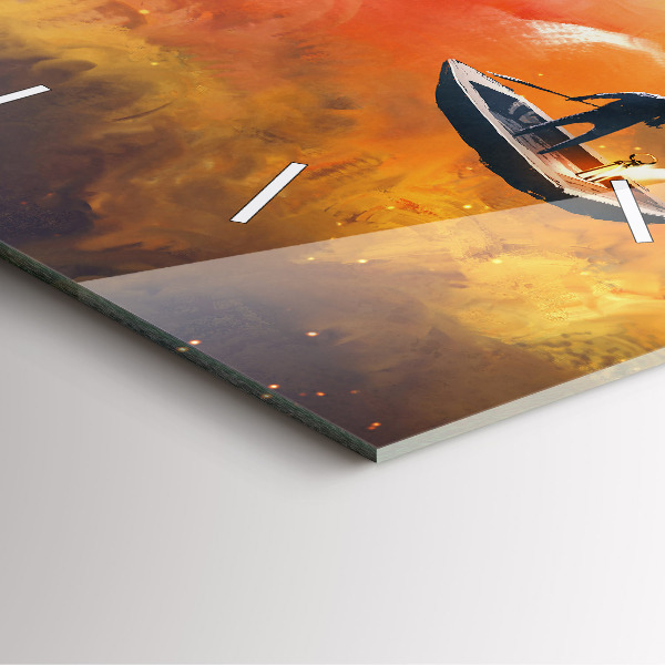 Reloj de pared cuadrado Imagen abstracta