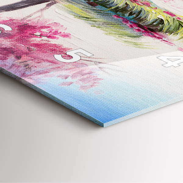 Reloj cuadrado Mosaico de árboles