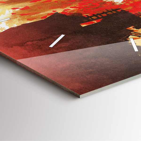 Reloj cuadrado Novia en otoño