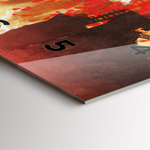 Reloj cuadrado Novia en otoño