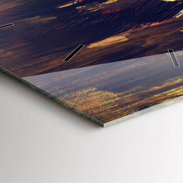 Reloj de pared cuadrado Impresionismo en el arte Mercado